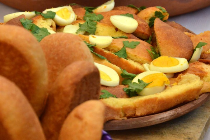 Sopa de novios o sopa de pan de Chilapa, Guerrero