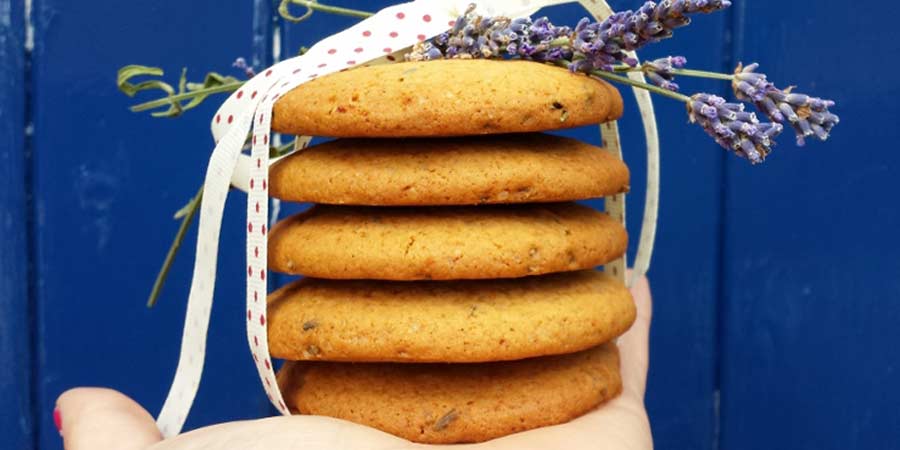 Galletas de lavanda y miel