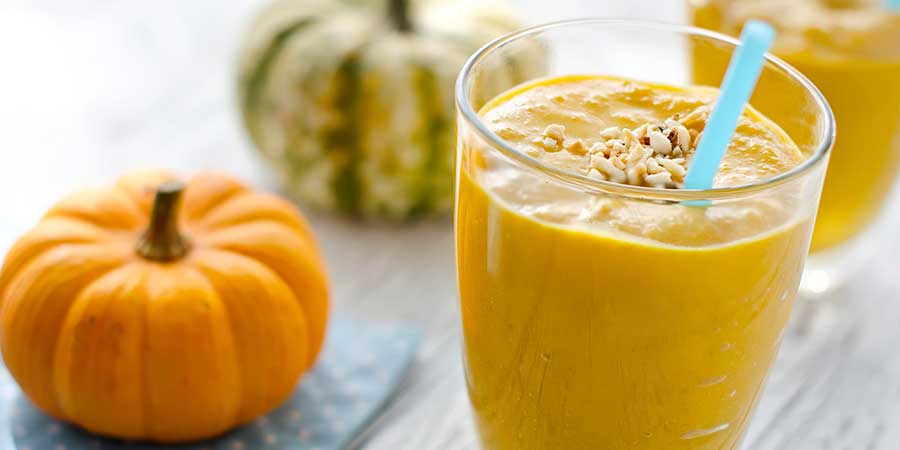 Smoothie de calabaza con especias