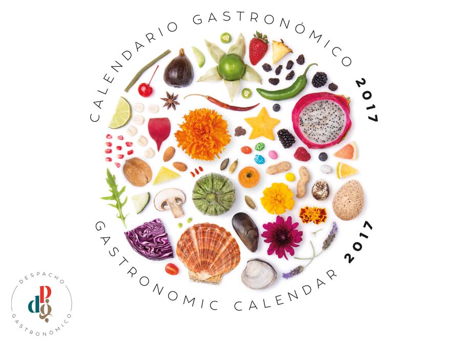 Calendario gastronómico 2017, perfecto para comelones