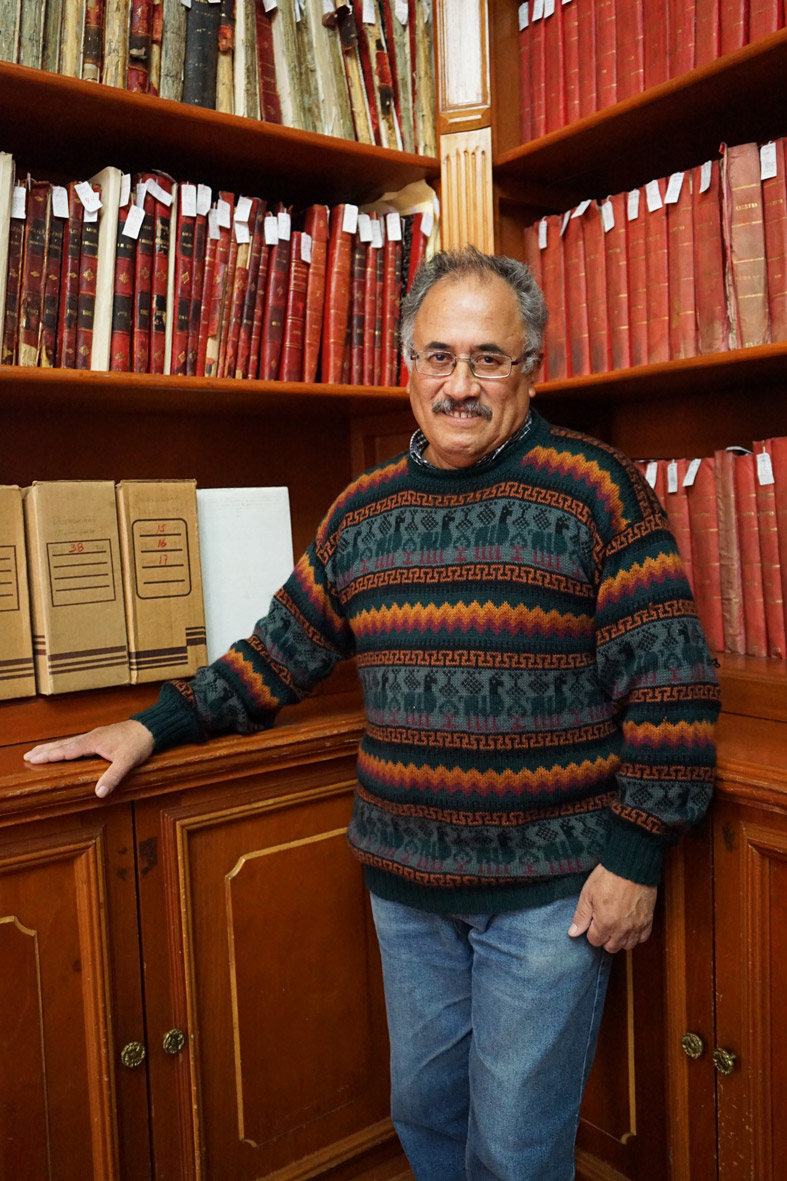 Arturo Córdova, historiador y paleógrafo Foto: Mariana Castillo