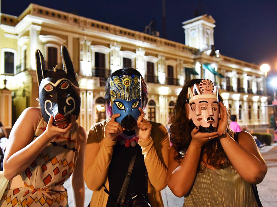 Las máscaras de Suchitlán creadas por Guadalupe Candelario Castro