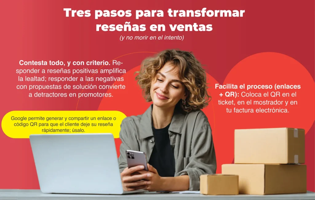 Opiniones de clientes para vender más reseñas seccion amarilla blog pymes emprendimiento servicios marketing publicidad anuncios mexico vender agencia digital