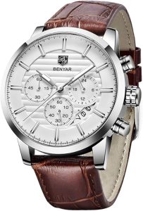 Benyar: "Benyar Classic - Reloj elegante económico de cuero genuino para eventos formales"