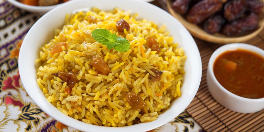 biryani verduras