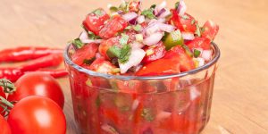 Pico de gallo al mezcal