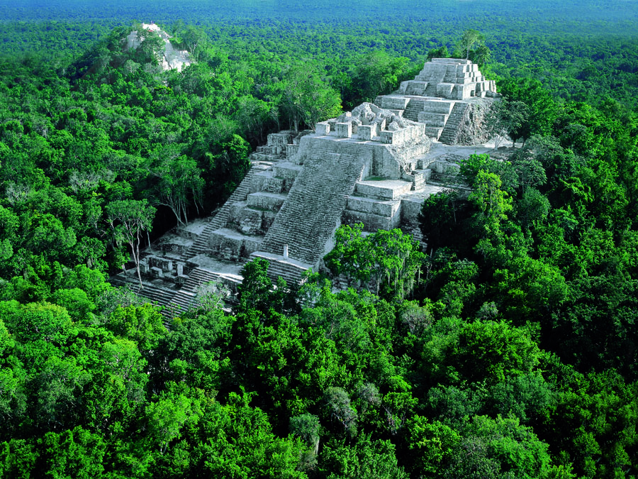 Zonas arqueológicas en Campeche