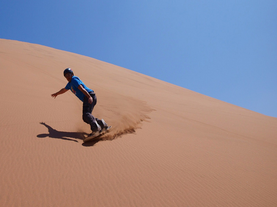 Sandboard en Samalayuca