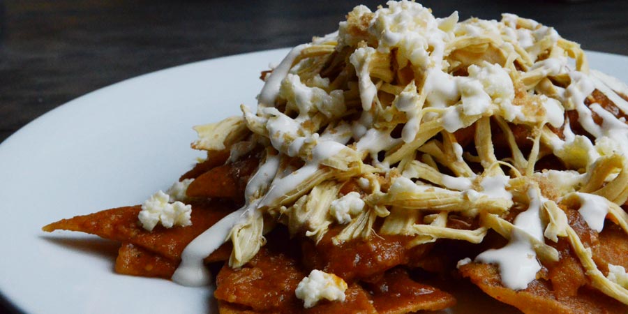 Chilaquiles en la Ciudad de México