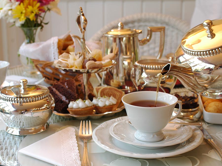 Hora del té y maridaje con postres