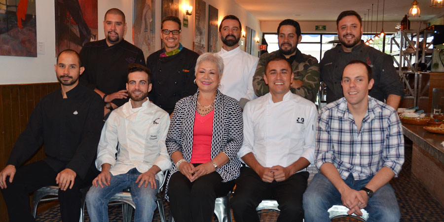 Chefs presentes en el Foro Gastronómico de ABASTUR 2014.