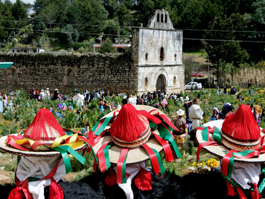 Día de muertos en San Juan Chamula, Chiapas