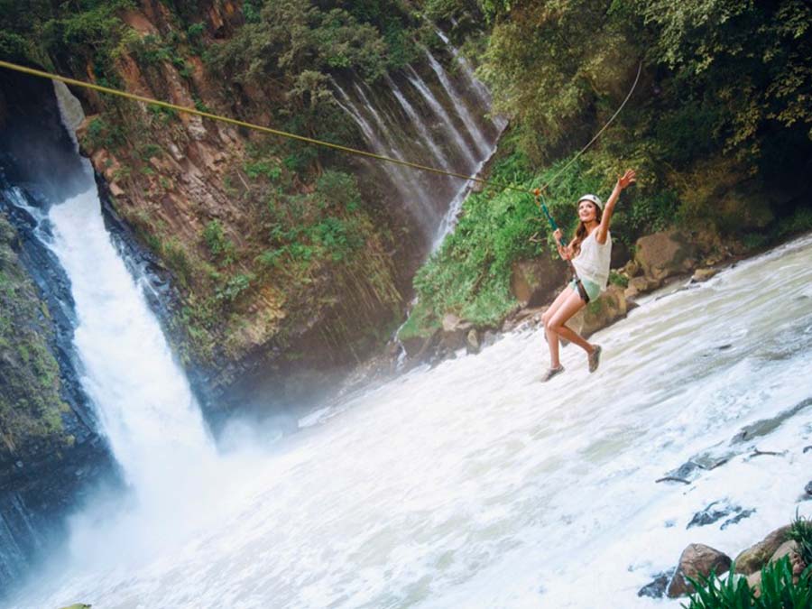 La cascada de La Tzararacua