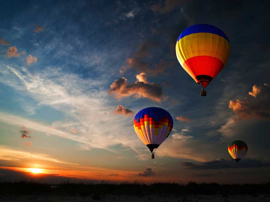 Globos que cubrirán el cielo hidrocálido de color