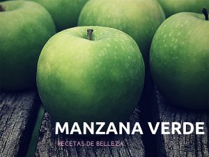 Manzana verde para cuidar tu piel y cabello