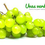 Uvas verdes para una piel radiante y sin arrugas