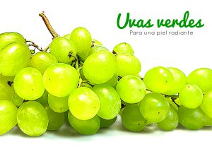 Uvas verdes para una piel radiante y sin arrugas