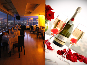 Planea tu cena romántica en el Restaurante Miralto de la Torre Latino