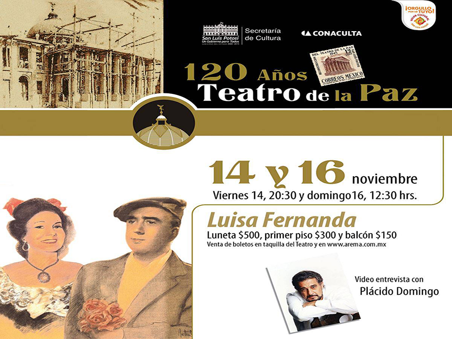 “Luisa Fernanda” regresa al Teatro de la Paz