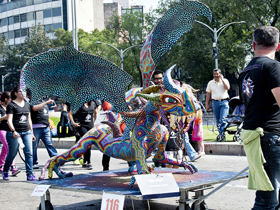 Fin de semana de “Alebrijes Monumentales” en las calles del DF