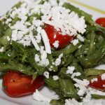 Ensalada de nopales con vinagreta de cilantro