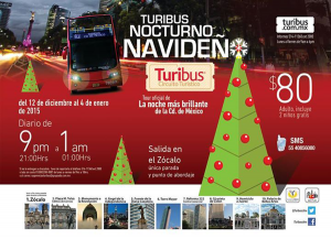 Turibus nocturno navideño