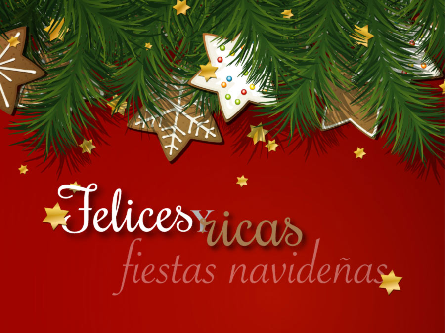 Felices y ricas fiestas navideñas