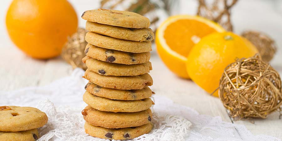 Galletas de whisky, pasas y naranja