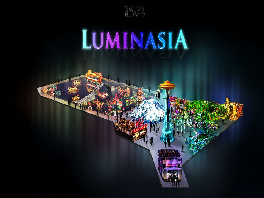 Luminasia, espectáculo de luces y figuras en Monterrey