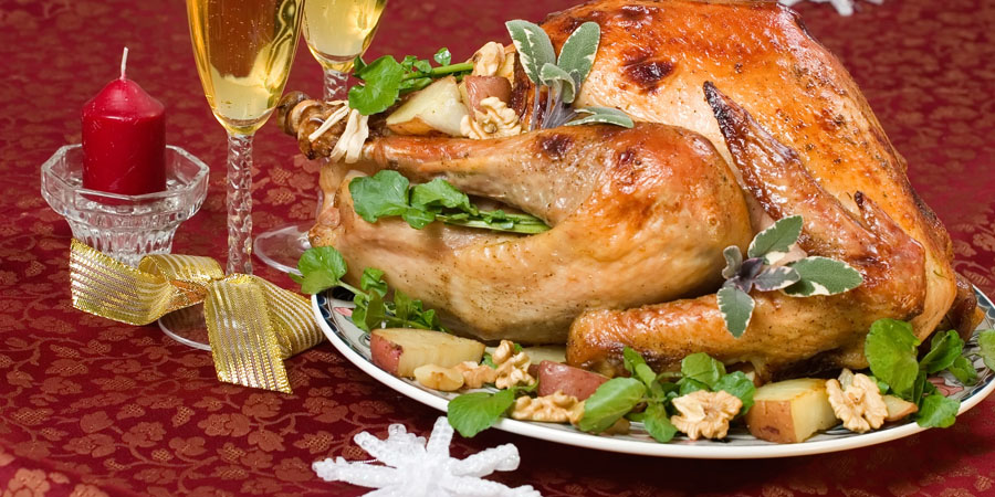 Receta de pavo de Navidad