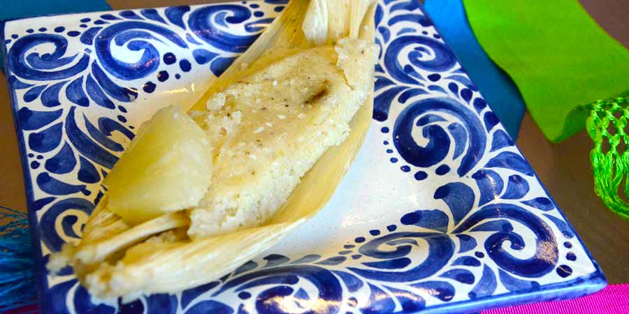 Tamales de piña colada