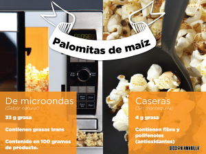 ¿Cómo hacer las palomitas para que sean un snack saludable?