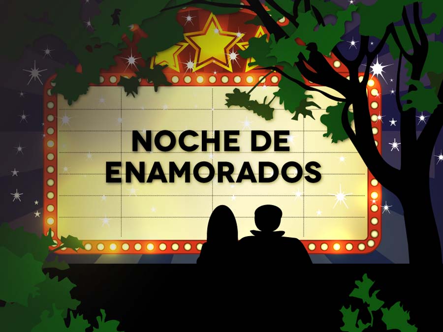 Noche de enamorados en Camping Cinema