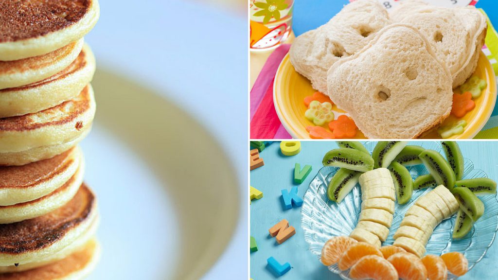 Desayunos divertidos y saludables para niños