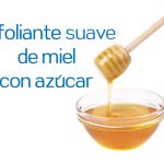 Exfoliante suave de miel y azúcar