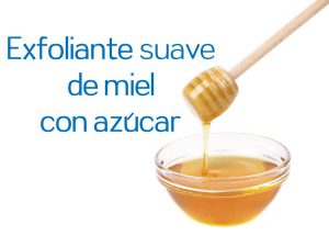 Exfoliante suave de miel y azúcar