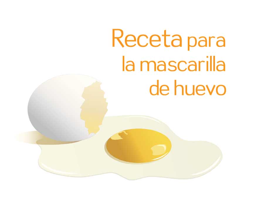 Receta para mascarilla de huevo