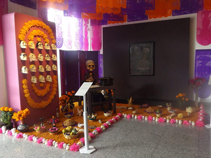 Ofrenda de Muertos del Museo Soumaya en Plaza Loreto