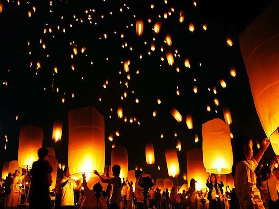 1er Festival de globos de cantoya en Texcoco