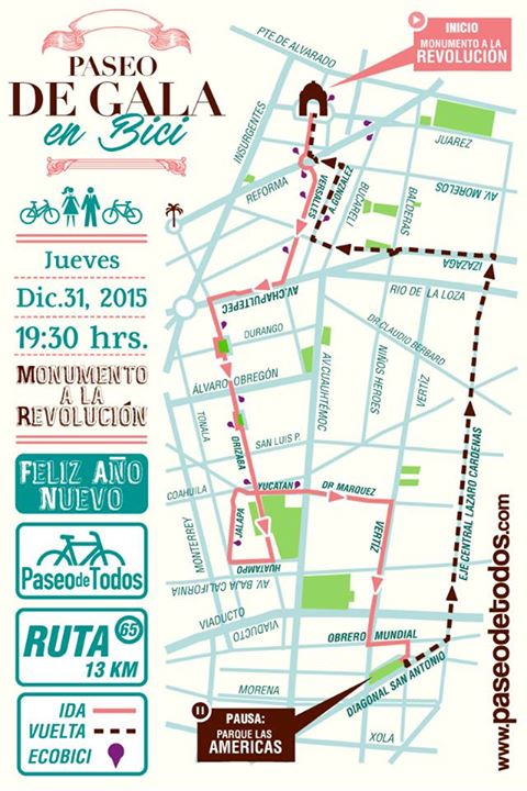 Ruta Paseo de Gala en Bici