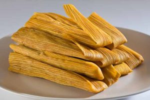 Tamales dulces de cacahuate