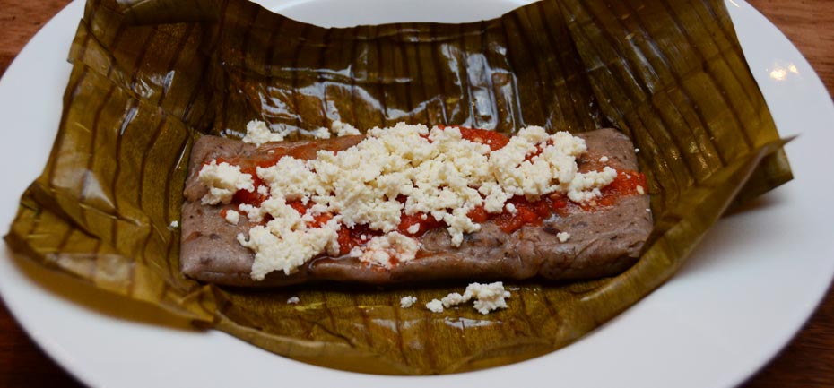 Tamales con un toque diferente en Corazón de Maguey y Los Danzantes