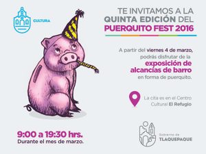 Puerquito Fest, alcancías vueltas arte en Tlaquepaque