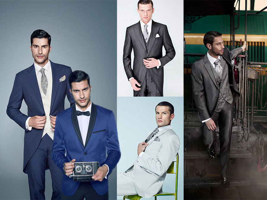 Gris y azul, tendencia nupcial masculina 2016