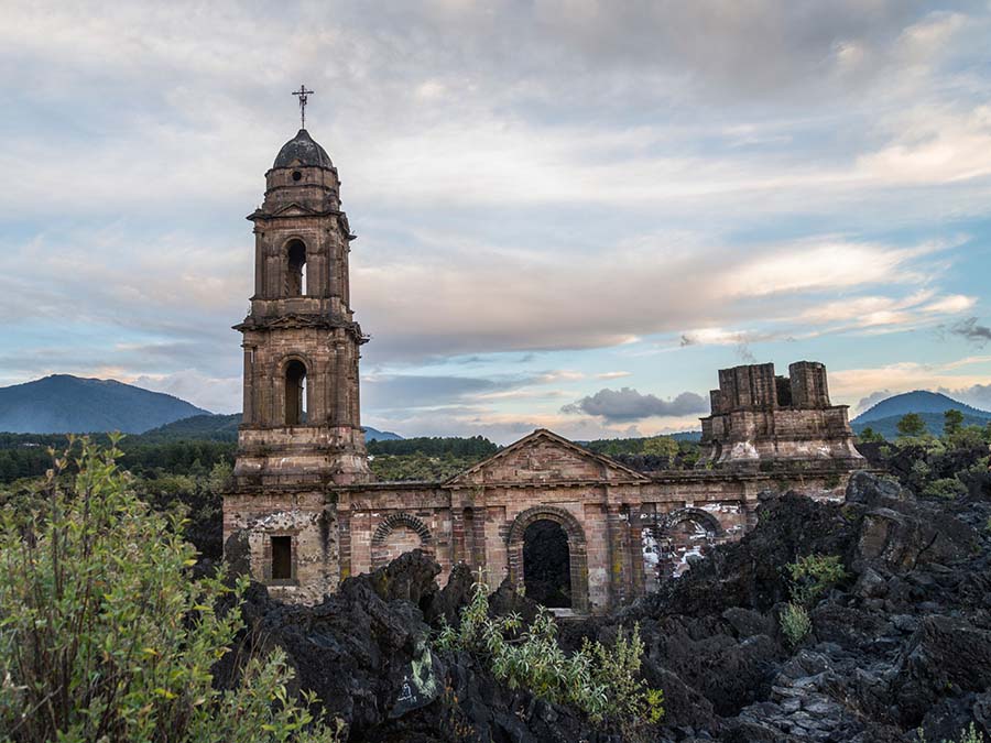 El pueblo minero de Angangueo