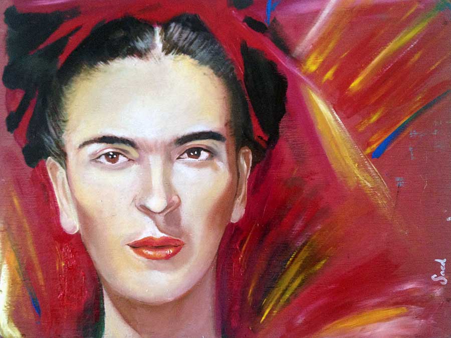 Frida entre lienzos