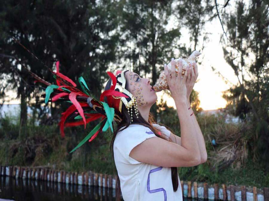 La leyenda de los volcanes en Xochimilco