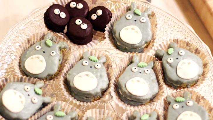 Mini pasteles Totoro