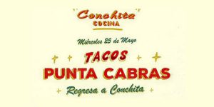 Tacos Punta Cabras en Conchita Cocina