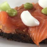 Gravlax de salmón